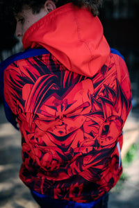 DBZ X U DE CHILE Cortavientos - version Fans (GOHAN)